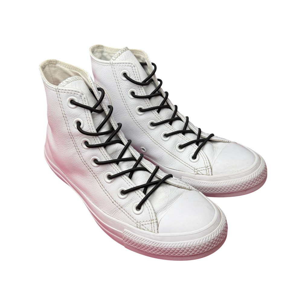 Converse Chuck Taylor High Top IT406 White Leather Sneakers Mens 5 Womens 7
